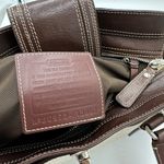 Vintage Coach Hamilton Shoulder Bag Off white and Brown Photo 10