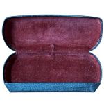 VTG Eyeglass Case Only Velvet Lined Optometrist St Charles Missouri Eye Doctor Photo 2