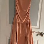 Free People Beach Free Est Liza Drop-Waist Midi Dress Ruched Bubble Photo 3