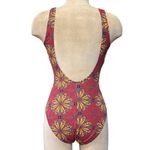 Goldenpoint Swimsuit Mod Floral One Piece S Small Red Photo 1