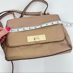Michael Kors Callie Satchel Crossbody Camel Purse pebble leather Photo 7