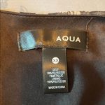 AQUA  Black and Cream Patterned Mini Dress Photo 2