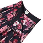 Kate Spade  New York Shadow Buds Pleated 100% Silk Skirt Flirty Feminine Career 2 Photo 4