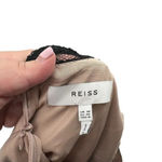 Reiss Jade Lace Dress Black Nude A-Line Bell Sleeve Embroidered Size US 6 Photo 11