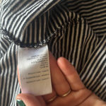 Urban Outfitters black white stripe turtleneck | large Photo 4