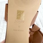J.Crew  Factory Stitched Slide Sandal in Brown Size 10 NWT Photo 9