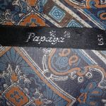 Papaya M Rust Blue Diamond Sheer Boho Duster Photo 3