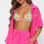 White Fox Boutique  2pcs Free Fall‎ Terry Hot Pink Set M/L Loungewear Cozy Fall Photo 1