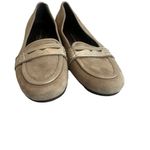Attilio Giusti Leombruni AGL Taupe Suede Penny Loafers Flats Size 37 6.5 US Tan Photo 5