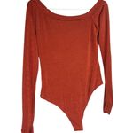 Free People  Intimately Women's That's Hot One Shoulder Bodysuit Large Copper Photo 0