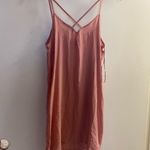 Ambiance Womens Blush Pink Tank Nightgown S Small Bust 36” Lace V Neck New NWT Photo 4
