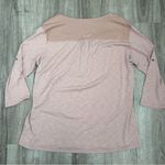 Kuhl NWT  Rose Pink Quarter Sleeve Blouse Cotton Size XL Photo 2