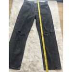 AGOLDE Women's  Distressed Frayed‎ Hem High Waisted 90's Jeans Black Size 29 Photo 7