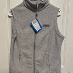 Columbia  Women's Light Gray Fleece Vest Photo 0
