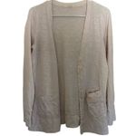 J.Crew white cardigan lightweight pockets buttons comfortable cotton medium Photo 0