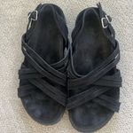 A.P.C. Rue Madame Paris Elena Sandal Black Suede Strappy Size 39 Portugal Photo 6