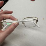Christian Dior White & Gold Frame Womens Glasses Perception Made in Italy Photo 5