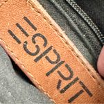 Esprit Black Brown Leather Crossbody Bag 80s Icon Preppy GenX Vintage Cool Photo 5