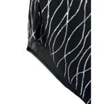 SheIn Going Out Top Black w/ Silver Contrast Sequin Drawstring Side Tube  Top Medium Photo 6