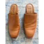 Treasure & Bond Brown Caramel Leather Perrla Chunky Heel Mule Size 8 Photo 1