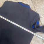 St John Collection Black Blue Knit Zip Up Collared Sweater Cardigan Size 6 lady Photo 8