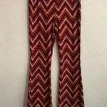 No Boundaries 🆕  Chevron Print Flared Leg Pants M🆕 Photo 4