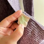 Urban Outfitters Staring at star tweed open front cardigan purple Top Size M Photo 2