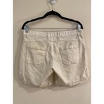 Athleta Corduroy Shorts Womens 4 Cream Ivory Cargo Shorts Photo 1