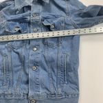 John Galt Denim Jacket Womens Blue California Embroidered Long Sleeve Collared S Photo 5