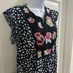 KIRUNDO Women's 2024 Summer Mini Dress Boho Floral Embroidered Women’s Sz Small Photo 1