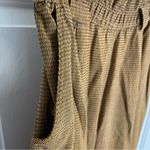 Airport Brown orange Houndstooth Pants Ladies Size Small Vintage USA paperbag Photo 5