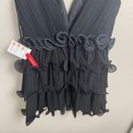 Mac Duggal Ieena for ‎ Size 8  Pleated Tiered Ruffle Cocktail Mini Dress NEW Photo 4