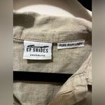 CP Shades  Irish linen button down top sz‎ small Photo 1