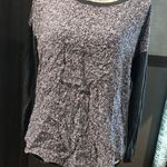 Lou & grey Lou & Gray Small Long Sleeve Gray Blouse Photo 4