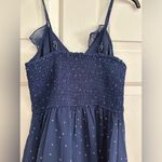 Japna Navy Blue White Polka Dot Romper Size S Photo 8
