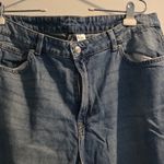 H&M Light Blue Ripped Straight Leg Jeans Photo 5