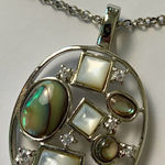 Lia Sophia  Silver 1” Pendent 30” Necklace Zodiac Slide Photo 0