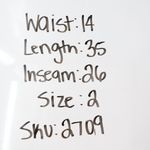 American Giant Black Leggings Pants Size 2 Pockets Made in USA Photo 6