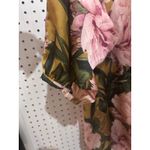 Chico's Size 3 16 18 Floral Peony Print Off Shoulder Long Sleeve Blouse Top Photo 2