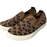 Lane Bryant NWOT  Leopard Animal Print Textile Upper Slip On Sneaker Loafer 9W Photo 0