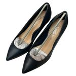 Bella Vita  Women's Define Leather Pull On Pointed Toe Dress Pump Black Sz 8 NWB Photo 7