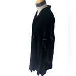 Vintage Arnold Constable black velvet full length evening wrap Black Size M Photo 3