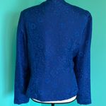 Victoria Morgan Suit Jacket Blue Size 16 Photo 1