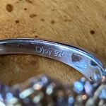 Natural Ember Garnet Sterling Silver Ring Size 6 Photo 5