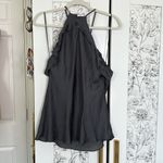 Violet+Claire Y2k rosette ruffle detail satin tank Photo 5