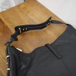 Vince Camuto Molly Black Leather Shoulder Bag Purse Photo 3