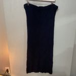 freshman1996 Navy Knit Midi Skirt Women's Size M Blue Size M Photo 2