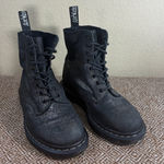 Dr. Martens Dr Doc Martens Boots Womens SZ 7 EU 38 Pascal Black Leather Goth Grunge Punk Photo 0