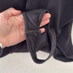 Free People  Puff Sheer Sleeve Low Neck Bodysuit Size Medium Photo 6