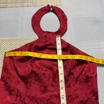 Shanghai Tang Burgundy Red Halter Mini Dress Size XS Photo 12